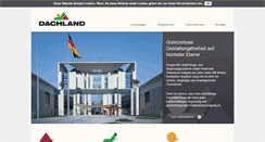 Desktop Screenshot of dachland.de