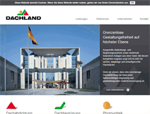 Tablet Screenshot of dachland.de